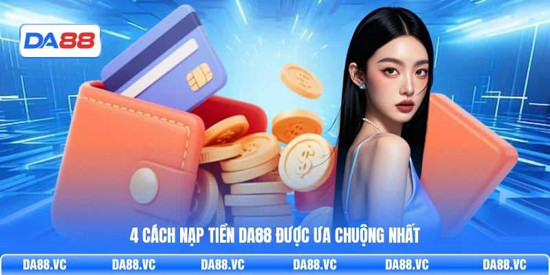 4 cách nạp tiền DA88 được ưa chuộng nhất